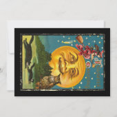 ハローウィンパーティ招待状ヴィンテージ魔女 招待状 (裏面)