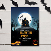 ハローウィンパーティ招待状不気味ナイトハロウィーン 招待状