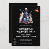 ハローウィンパーティ招待状不気味可愛い招待状 招待状 (正面/裏面)