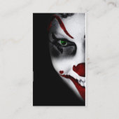 ハローウィンパーティ招待状成人 名刺 (裏面)