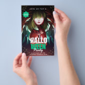 ハローウィンパーティ招待状招待状チラシ チラシ (ハンドル)