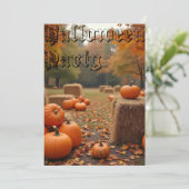 ハローウィンパーティ招待状 (スタンド正面)