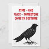 ハローウィンパーティ招待状 (裏面)