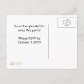 ハローウィンパーティ招待状 インビテーションポストカード (裏面)