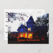 ハローウィンパーティ招待状 インビテーションポストカード (正面/裏面)