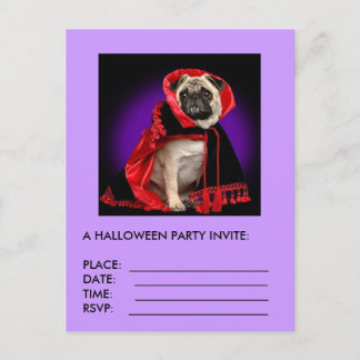 ハローウィンパーティ招待状 インビテーションポストカード