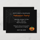 ハローウィンパーティ招待状 インビテーションポストカード (正面/裏面)