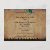 ハローウィンパーティ招待状 |エジプトの美学 ポストカード (裏面)