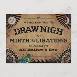 ハローウィンパーティ招待状 |エジプトの美学 ポストカード