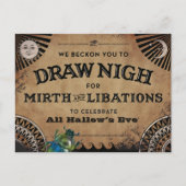 ハローウィンパーティ招待状 |エジプトの美学 ポストカード (正面)