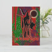 ハローウィンパーティ招待状-カスタマイズテンプレート 招待状 (スタンド正面)