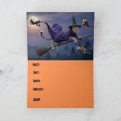 ハローウィンパーティ招待状 カード (内部)