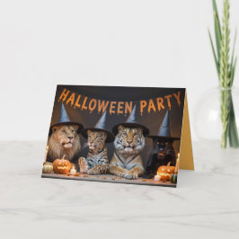 ハローウィンパーティ招待状 カード