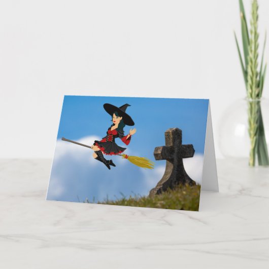 ハローウィンパーティ招待状。カード カード (正面)