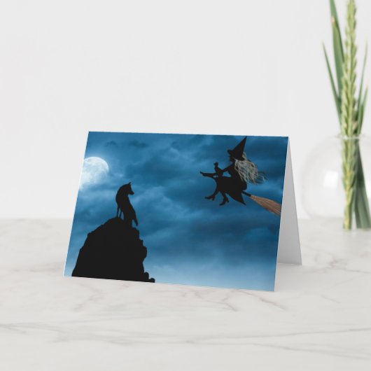 ハローウィンパーティ招待状。カード カード (正面)