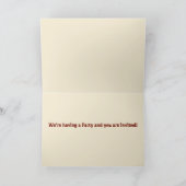 ハローウィンパーティ招待状 サンキューカード (内部)