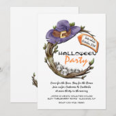 ハローウィンパーティ招待状 招待状 (正面/裏面)