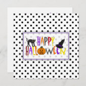 ハローウィンパーティ招待状 招待状 (正面/裏面)