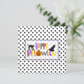 ハローウィンパーティ招待状 招待状 (スタンド正面)