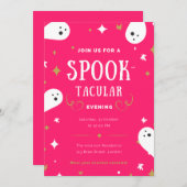 ハローウィンパーティ招待状 招待状 (正面/裏面)