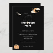 ハローウィンパーティ招待状 招待状 (正面/裏面)