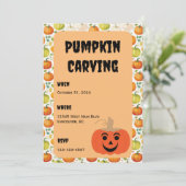 ハローウィンパーティ招待状 招待状 (スタンド正面)