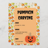 ハローウィンパーティ招待状 招待状 (正面/裏面)