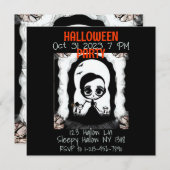 ハローウィンパーティ招待状 招待状 (正面/裏面)