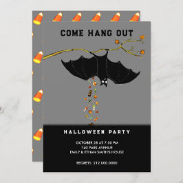 ハローウィンパーティ招待状 招待状