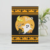 ハローウィンパーティ招待状 招待状 (スタンド正面)