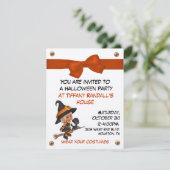 ハローウィンパーティ招待状 招待状 (スタンド正面)