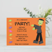 ハローウィンパーティ招待状 招待状 (スタンド正面)
