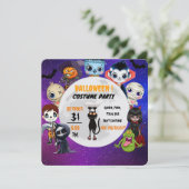ハローウィンパーティ招待状 招待状 (スタンド正面)