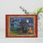 ハローウィンパーティ招待状 招待状 (スタンド正面)