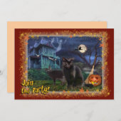 ハローウィンパーティ招待状 招待状 (正面/裏面)