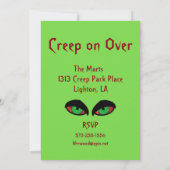 ハローウィンパーティ招待状 招待状 (裏面)