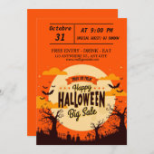  ハローウィンパーティ招待状 招待状 (正面/裏面)