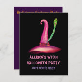 ハローウィンパーティ招待状 招待状 (正面/裏面)