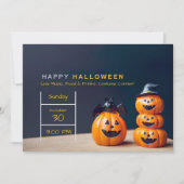 ハローウィンパーティ招待状 招待状 (正面)