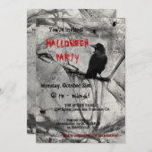 ハローウィンパーティ招待状 招待状 (正面/裏面)