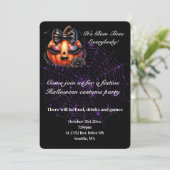 ハローウィンパーティ招待状 招待状 (スタンド正面)