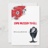 ハローウィンパーティ招待状 招待状 (裏面)