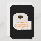 ハローウィンパーティ招待状 招待状 (裏面)