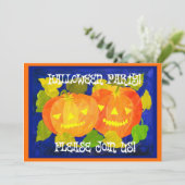 ハローウィンパーティ招待状 招待状 (スタンド正面)