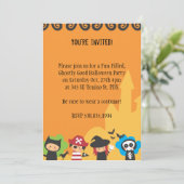 ハローウィンパーティ招待状 招待状 (スタンド正面)