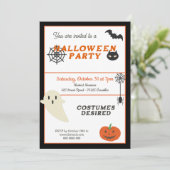 ハローウィンパーティ招待状 招待状 (スタンド正面)