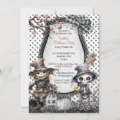 ハローウィンパーティ招待状 招待状 (裏面)