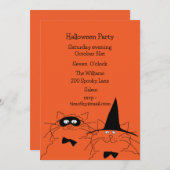 ハローウィンパーティ招待状 招待状 (正面/裏面)