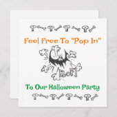 ハローウィンパーティ招待状 招待状 (正面/裏面)