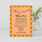 ハローウィンパーティ招待状 招待状 (スタンド正面)